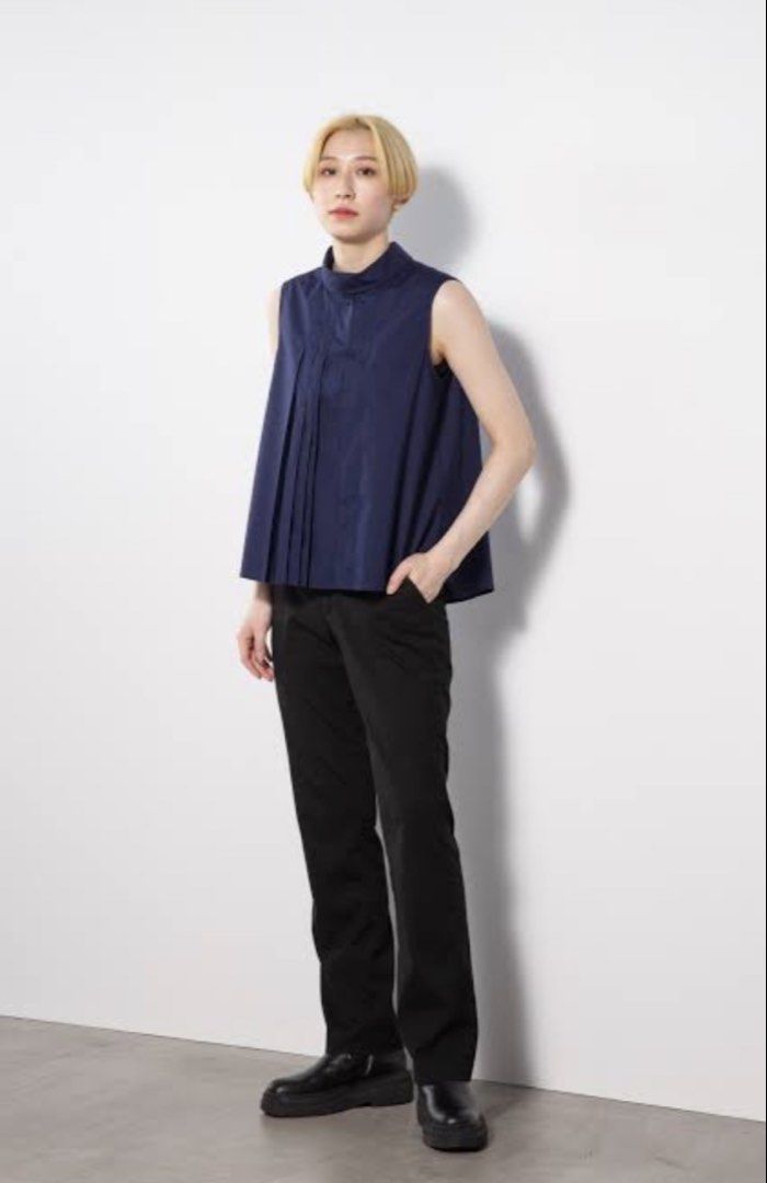 Marni X uniqlo pleated top (Category: Sleeveless) located in General Santos City (Dadiangas). Submitted by curatedstuffs101 (Listing ID 1467258276, Image 1). Description: Like new No flaws Color rate:10/10 Size: small on tag Dimension Width: 18 inches Length: 21 inches.
