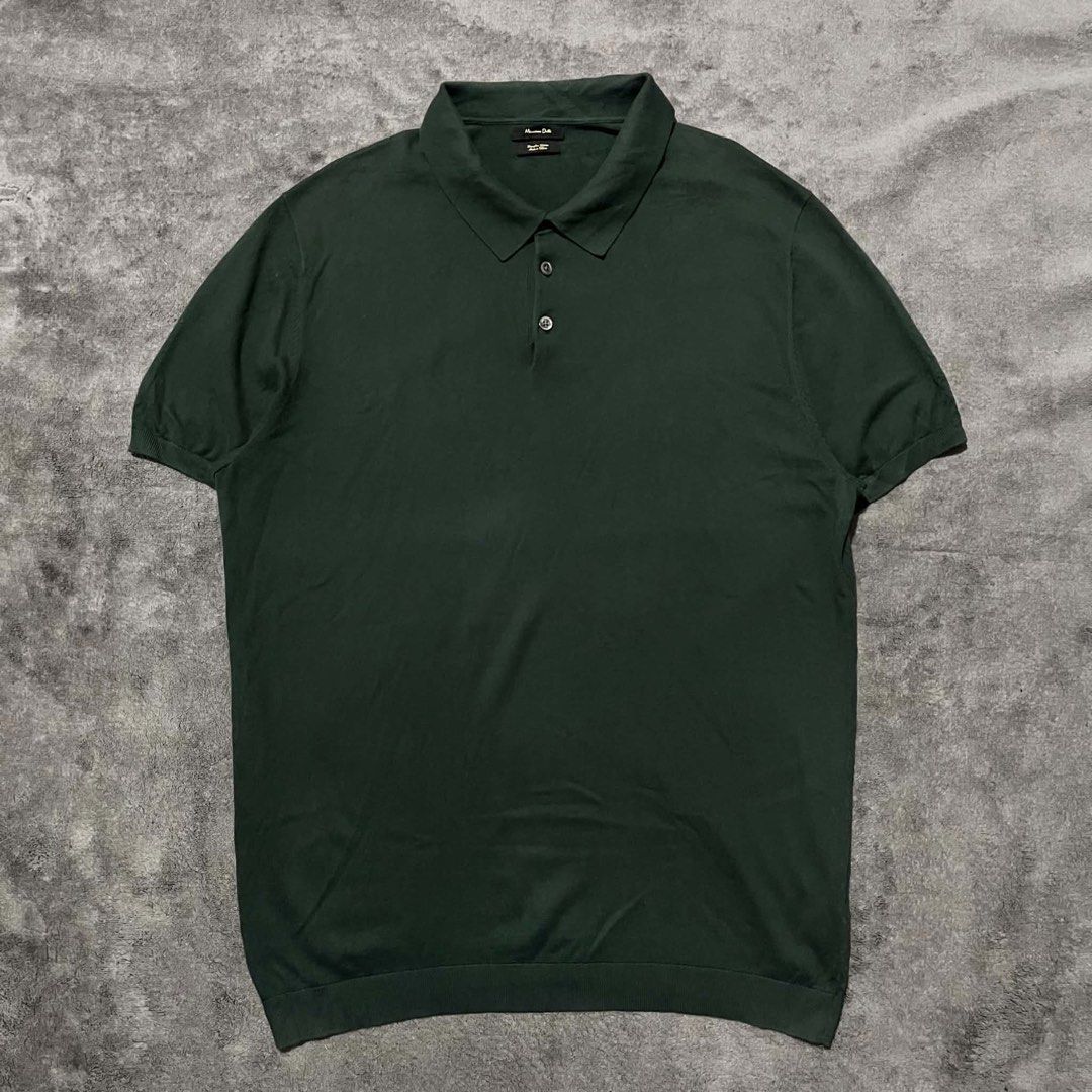 Massimo Dutti Knitted Polo Shirt (Category: Tshirts & Polo Shirts ) located in Cagayan de Oro. Submitted by montresor.ph (Listing ID 1467204363, Image 1). Description: Condition: As new Width: 22-23 Length: 28 Color rate: 10/10 Price: 880.