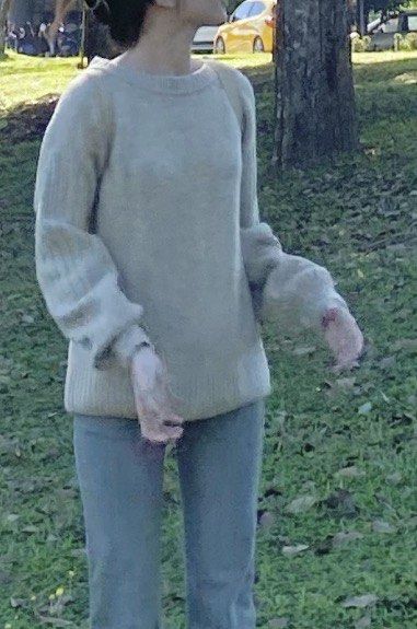 Max Studio Beige Crewneck Knit Sweater Size M (Category: Longsleeves) located in Ozamiz City. Submitted by icadls (Listing ID 1467123039, Image 1). Description: - Brand: Max Studio - Size: Medium - Color: Neutral beige - Style: Classic crewneck with drop shoulders and textured knit sleeves - Details: Ribbed collar, cuffs, and hem - Condition/Features: Warm, comfortable, and great for layering in cooler weather.