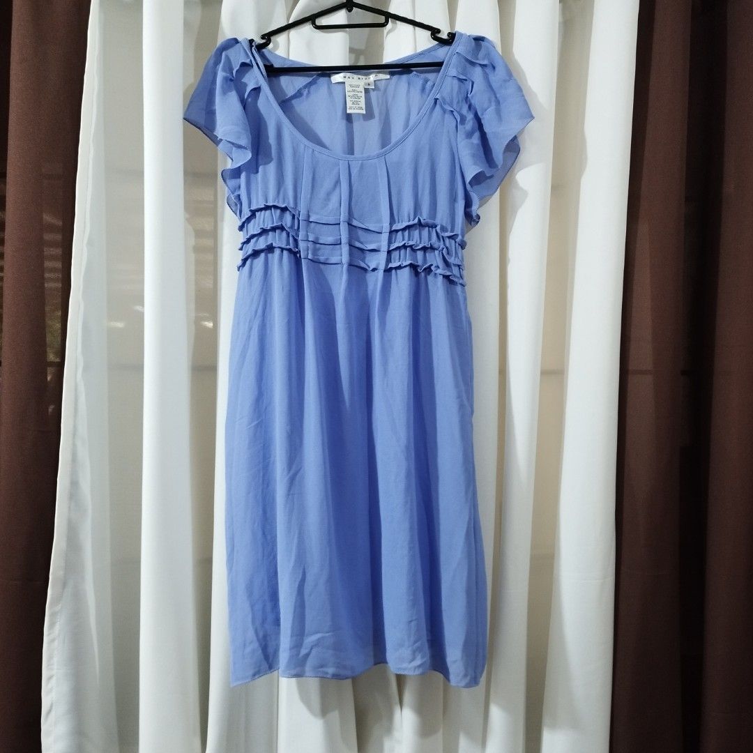 MAX STUDIO Ruffle Flowy Dress (Lavender) (Category: Dresses) located in Antipolo. Submitted by architect_lily (Listing ID 1467254400, Image 1). Description: 3rd batch of selling branded clothes! all items are only 150 or 300 pesos 💯 - worn only once! like new condition - perfect for weddings, fairy-ish themes, picnic dates, and more! - this kind of lavender color makes you stand out and it enhances your skin complexion ✨.