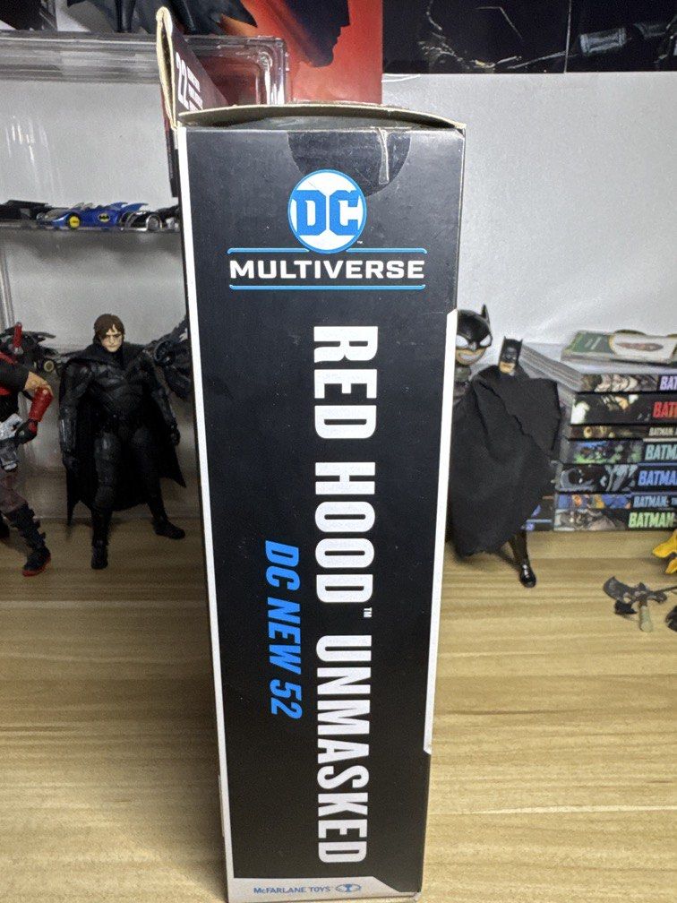 Mcfarlane Red Hood Unmasked BIB (Category: Figurines & Statues) located in Manila. Submitted by broke.student.bookshelf (Listing ID 1467209642, Image 2). Description: -Back in box -Complete accessories -No photo card Sta Mesa Manila Meet up or Same day delivery ONLY.
