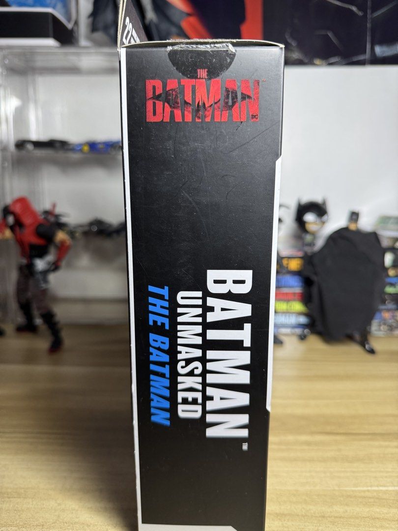 Mcfarlane The Batman Unmasked BIB (Category: Figurines & Statues) located in Manila. Submitted by broke.student.bookshelf (Listing ID 1467211908, Image 2). Description: -Back in box -Complete accessories and card 900 Sta Mesa Manila Meet up or Same day delivery ONLY.