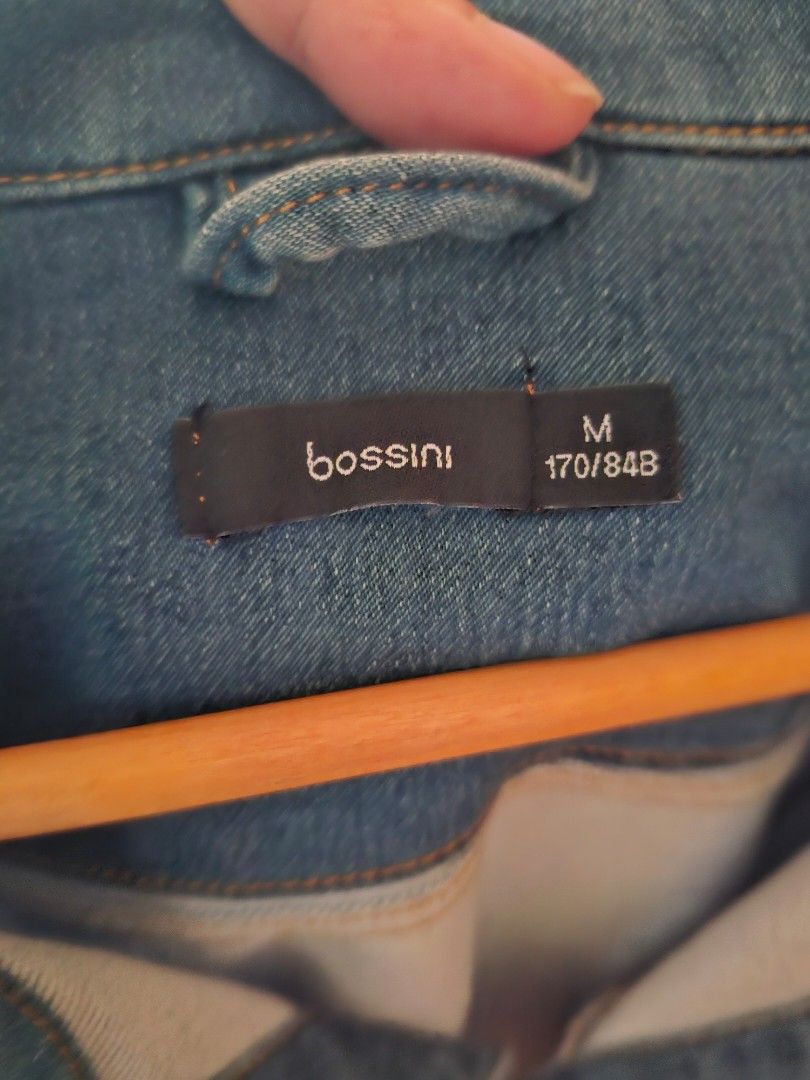 MEN'S DENIM JACKET (Category: Coats, Jackets and Outerwear) located in Quezon City. Submitted by royg. (Listing ID 1467236985, Image 3). Description: size: large bossini men's denim jacket.