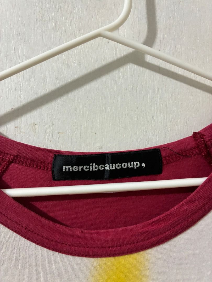 Mercibeaucoup Japan 'Mermaid' Raglan Tee (Category: Tshirts & Polo Shirts ) located in Santo Tomas. Submitted by tamins.thrifts (Listing ID 1467357776, Image 3). Description: Condition: 9/10 Color Rate: 9/10 Dimensions: 19 x 24 Issue/s:.