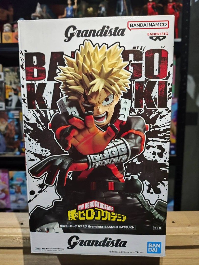 MHA - Grandista Bakugo (Category: Figurines & Statues) located in Manila. Submitted by sagehub.collectibles (Listing ID 1467330890, Image 1). Description: 💯Authentic Anime Figure 📍 Pampanga 🔥MIB Condition 🔵Blue App: SageHub Collectibles Direct message for more details.