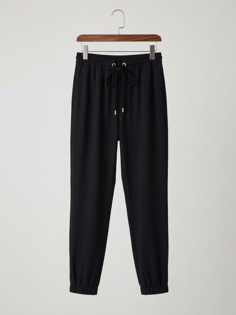 MICHAEL MICHAEL KORS Jogger Pants.* (Category: Other Bottoms) located in Iba. Submitted by selector_items (Listing ID 1467192547, Image 1). Description: MICHAEL MICHAEL KORS Jogger Pants.* 1. *Main tag:* The beige `MICHAEL MICHAEL KORS` woven tag inside the waistband - correct font, correct stitching. 2. *Hardware:* This is the best proof. - Gold grommets / eyelets are thick and heavy, not thin plastic - Drawstring tips / aglets are engraved `MIC