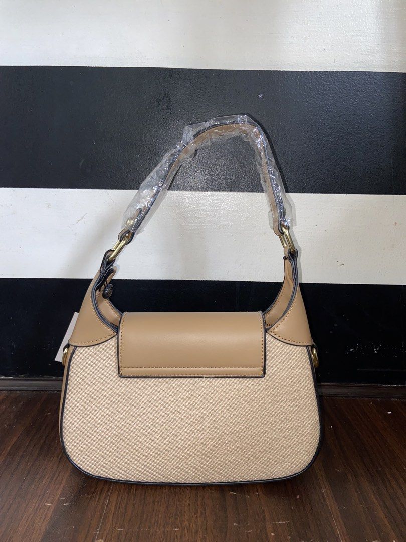 MICHAELA Shoulder Bag (beige&brown) (Category: Shoulder Bags) located in Manila. Submitted by lilianpoe (Listing ID 1467240112, Image 2). Description: .
