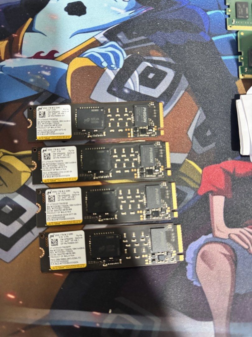 MICRON 3 DAYS OLD ONLY 1TB NVME (Category: Hard Disks & Thumbdrives) located in Rizal. Submitted by simplepretty1997 (Listing ID 1467233923, Image 1). Description: 3days old and 5 days old only 1tb nvme Micron brand Sentinel health are posted 6k each fix.