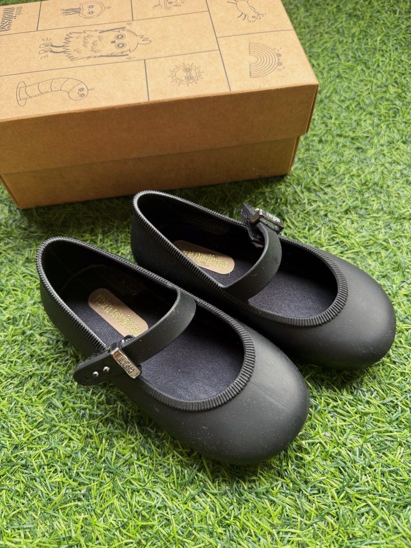Mini Melissa Black School Shows Size 9 (Category: Babies & Kids Fashion) located in Pasig City. Submitted by ms.marypop (Listing ID 1467169361, Image 2). Description: .