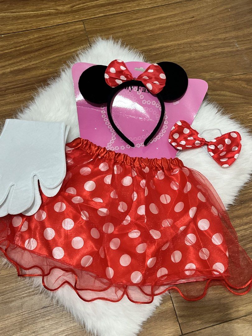 Minnie mouse costume (Category: Babies & Kids Fashion) located in Antipolo. Submitted by sldchloe_declutters (Listing ID 1467254489, Image 1). Description: Used once 1-3 yrs old.