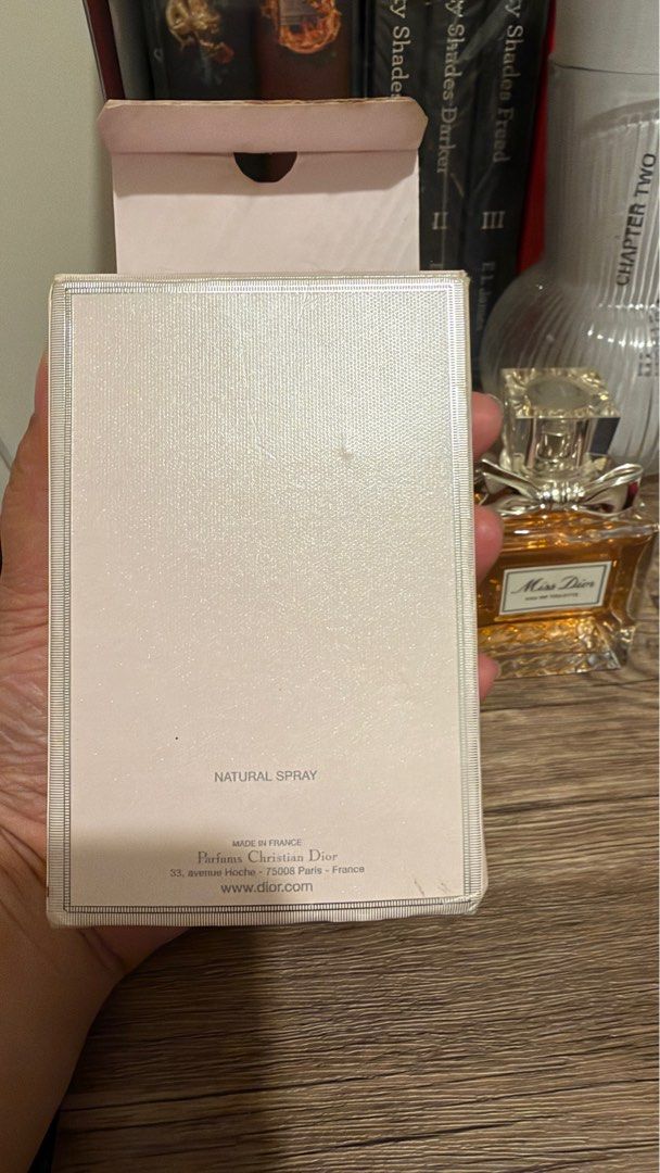 Miss Dior Eau De Toilette 100ml (Category: Fragrance & Deodorants) located in San Mateo. Submitted by caseylee05 (Listing ID 1467192970, Image 3). Description: - Authentic Miss Dior Eau De Toilette (100ml bottle) - Classic, elegant floral scent - Comes with original box - Features the iconic metal bow cap - Generous amount of juice remaining - Kept in great, well-maintained condition - 100% authentic and ready to ship.