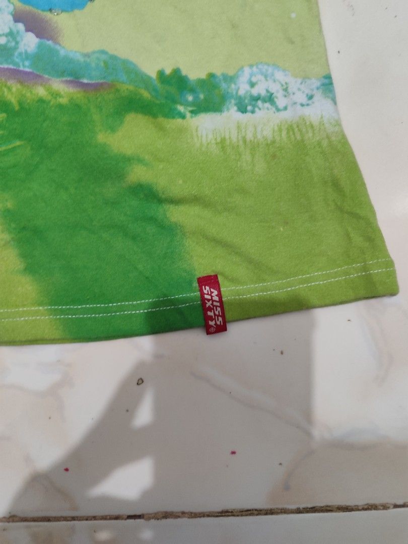 MISS SIXTY GRAPHIC DESIGN (Category: Luxury Apparel) located in Pagadian. Submitted by miraculouspat (Listing ID 1467279639, Image 2). Description: L 21.5 W 15.5 NO ISSUE NEED WASH LANG MAY MINIMAL STAIN AUTHENTIC.