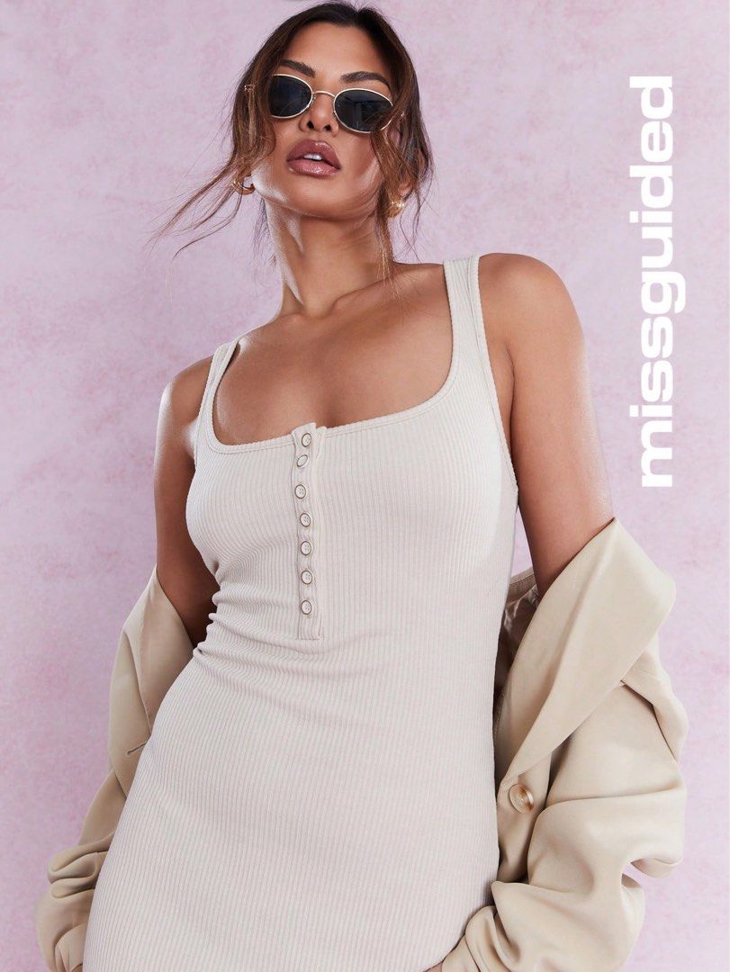 MISSGUIDED ribbed buttoned square neck tank maxi dress (Category: Dresses) located in Valenzuela. Submitted by julijulyxoxo (Listing ID 1467237991, Image 2). Description: MOP: maribank, gcash, maya MOD: J&T Express Item is unwashed. Please wash immediately before wearing! 📍san miguel bulacan .