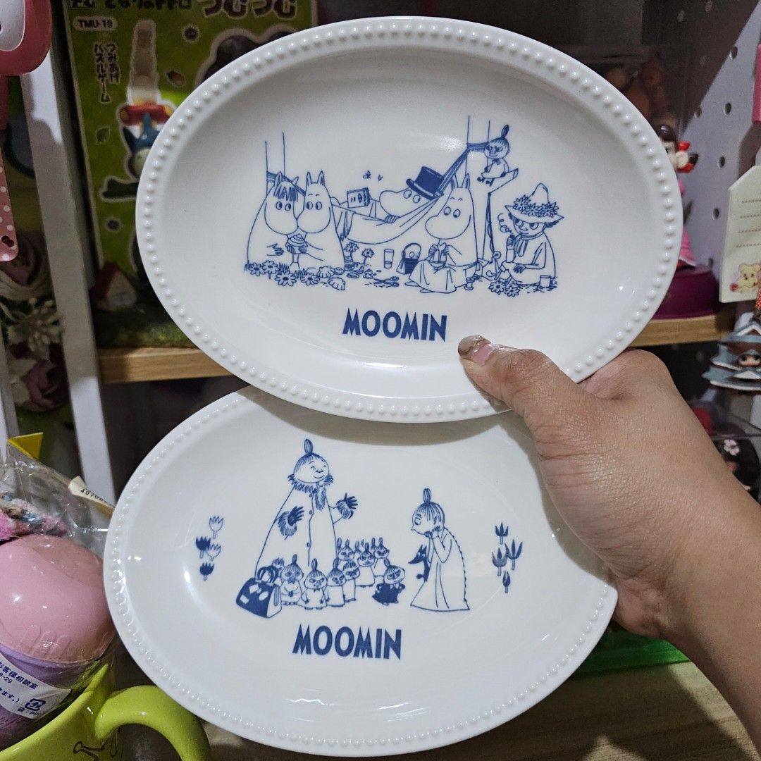 Moomin Ceramic Oval Plate 2-Piece Set (Category: Dinnerware & Cutlery) located in Manila. Submitted by lovelylovesjapan (Listing ID 1467281964, Image 2). Description: 🌸The item is on-hand and authentic from Japan 🌸Mode of Payment (MOP): GCASH/Bank Transfer 🌸Mode of Delivery (MOD): J&T or Lalamove (Shipping every Saturday and Sunday) Notes: 🩷Breakable items are packed with care and caution. Seller will not be held liable for any damages incurr