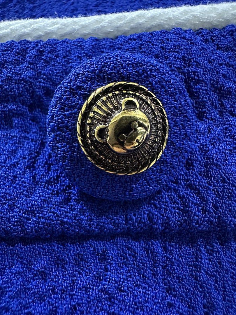 Moschino Cardigan (Category: Others Tops) located in Baliuag. Submitted by thrift.king.ph (Listing ID 1467354418, Image 2). Description: Moschino Cardigan Excellent condition Width: 16-17 Length: 16.5.