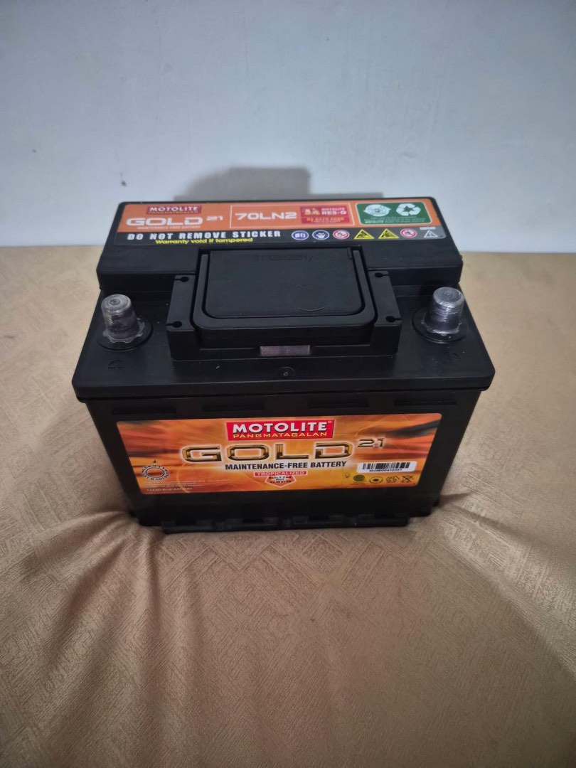 Motolite Gold DIN55 Battery, Car Parts & Accessories, Other Automotive ...