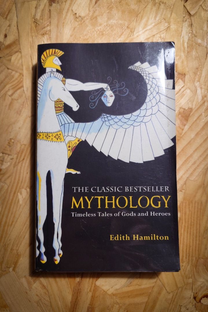 Mythology by Edith Hamilton (Category: Storybooks) located in Manila. Submitted by markdegu (Listing ID 1467302877, Image 1). Description: w/ plastic cover .
