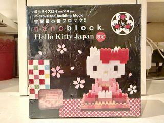 Sanrio Hello Kitty Kawada Nanoblock Micro-Sized Building Blocks NBCC ...