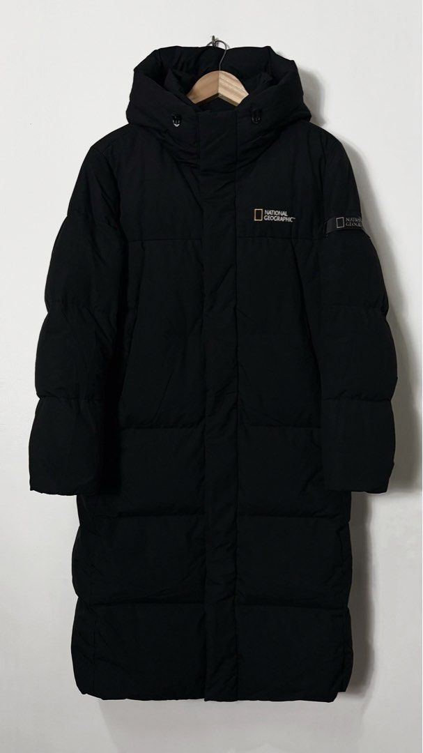 NATIONAL GEOGRAPHIC CAIMAN PRO LONG DOWN FULLY PUFF JACKET (Category: Coats, Jackets and Outerwear) located in Cavite. Submitted by frankiemnla (Listing ID 1467323597, Image 1). Description: L- 40 W- 24 Size- Large to Xlarge Like new condition • Insulation: Filled with lightweight, high-thermal RDS (Responsible Down Standard) certified goose down. • Closure: Equipped with a full-length two-way front zipper for comfortable sitting and mobility. • 