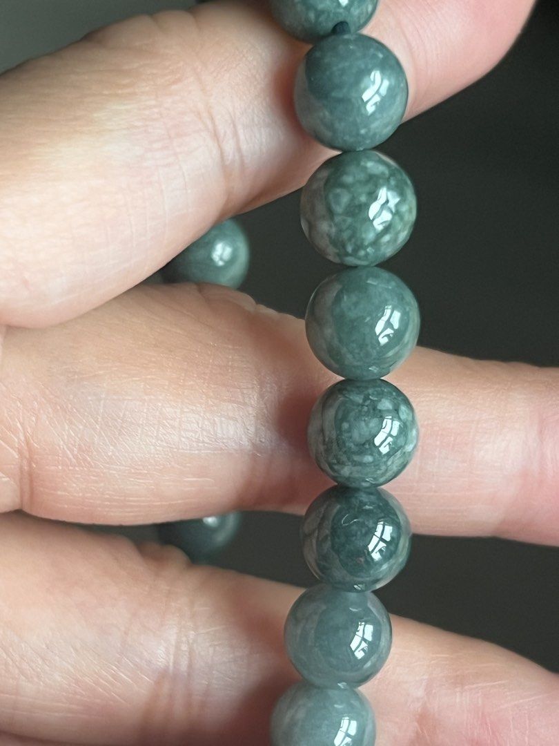 Natural Bluewater Jadeite Bead Bracelet (Category: Bracelets) located in Quezon City. Submitted by ohmystones_088 (Listing ID 1467362098, Image 3). Description: - Material: Genuine bluegreen jadeite beads - Design: Polished round beads with natural mottled patterns - Fit: Comfortable and secure elastic cord - Texture: Smooth to the touch 100% Authentic / Natural Stone Bead Size: 8mm Wrist Size: 15cm , 16cm, 17cm Mode of payment: G-cash, PayMaya, 