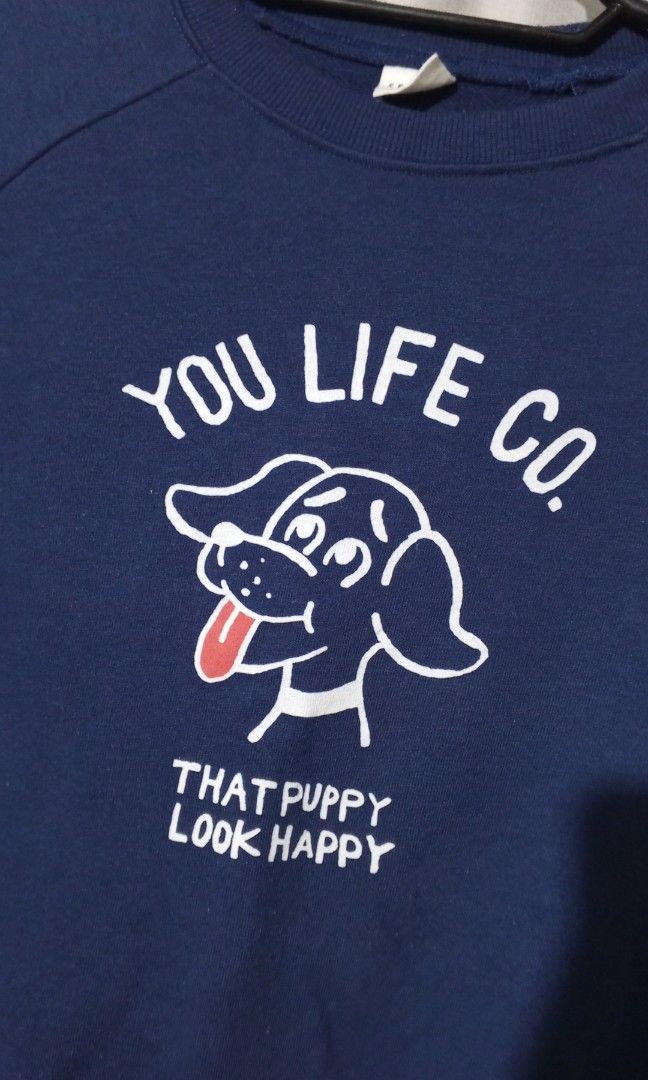 Navy Dog sweatshirt (Category: Coats, Jackets and Outerwear) located in Cavite. Submitted by newmango.95cecd (Listing ID 1467316951, Image 2). Description: Size: S Loc: Silang, Cavite 📦 Delivery: Lalamove or J&T only.