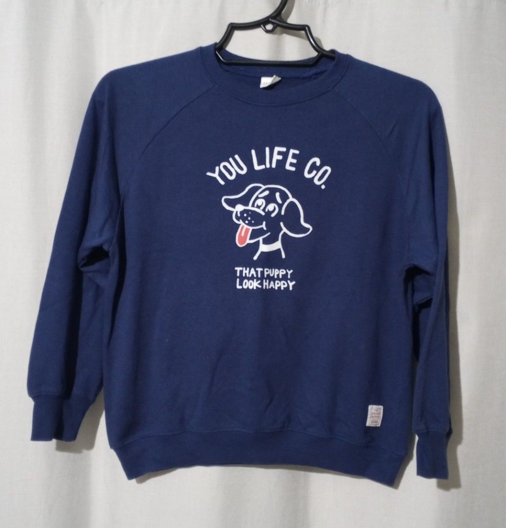 Navy Dog sweatshirt (Category: Coats, Jackets and Outerwear) located in Cavite. Submitted by newmango.95cecd (Listing ID 1467316951, Image 1). Description: Size: S Loc: Silang, Cavite 📦 Delivery: Lalamove or J&T only.