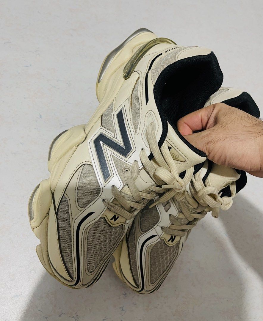 New Balance 9060 Mens 12 (Category: Sneakers) located in Quezon City. Submitted by akieo (Listing ID 1467344583, Image 1). Description: New Balance 9060 No box** Good condition Size 12 mens Price 1,700 only**❗️ Qc area Shipping nationwide.