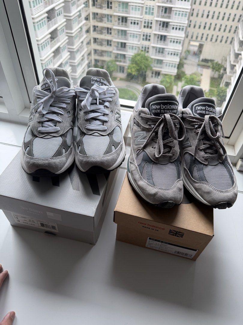 New Balance 993 and 991v2 (Category: Sneakers & Footwear) located in Taguig. Submitted by gabbparungao (Listing ID 1467238471, Image 2). Description: For Sale Only / No Trades. RFS: hardly used, impulse buy Size: US 9 Men Condition for both - 9/10 Price: 991v2 - 12k 993 - 16k Buy both - 25k.