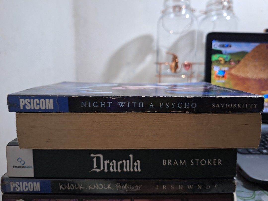 Night With A Psycho by Saviorkitty (Category: Storybooks) located in Pasig City. Submitted by zelzelly (Listing ID 1467326082, Image 3). Description: FS: (Wattpad Book) NIGHT WITH A PSYCHO by Saviorkitty RFS: Decluttering and no longer need. • 165 orig price • May tupi front cover on right side. • Good spine condition. • Bottom and middle edge paper parts of the book has stain. 📍Preferably meetups in any LRT2 stations - Accepts cash on hand and 