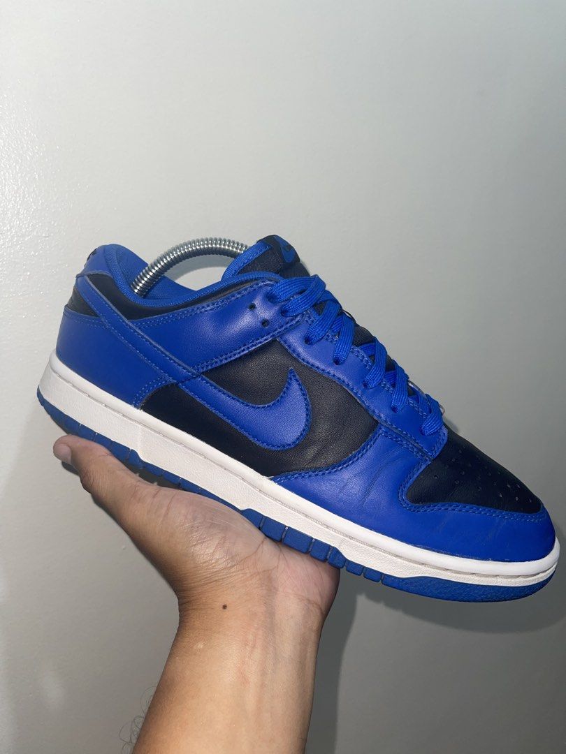 Nike Dunk Low Hyper Royal Black Sneakers (Category: Sneakers) located in Manila. Submitted by juankevino (Listing ID 1467300807, Image 1). Description: Payment first policy No cod / cop Mop GCash Shipping thru j&t / lalamove 📍Cabuyao Laguna.