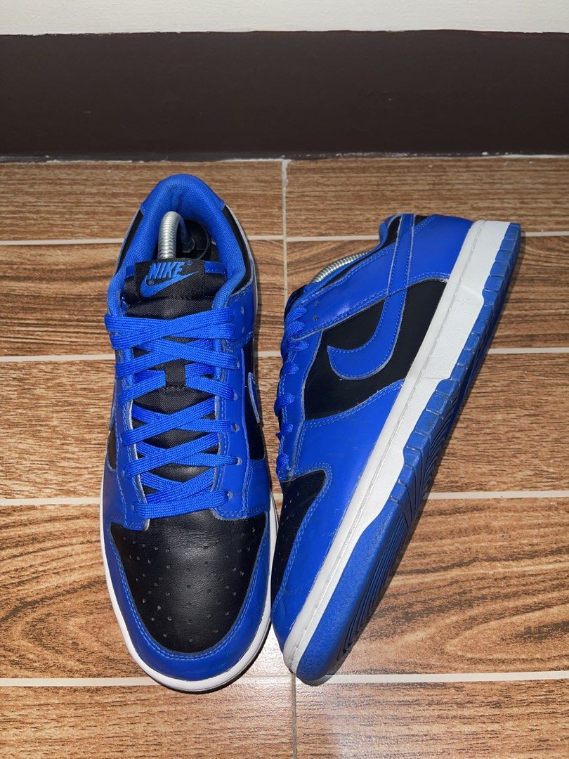 Nike Dunk Low Hyper Royal Black Sneakers (Category: Sneakers) located in Manila. Submitted by juankevino (Listing ID 1467300807, Image 3). Description: Payment first policy No cod / cop Mop GCash Shipping thru j&t / lalamove 📍Cabuyao Laguna.