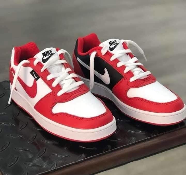 Nike Ebernon Low "University Red" (Category: Casual Shoes) located in Manila. Submitted by vincent_kickss (Listing ID 1467213883, Image 1). Description: Nike Ebernon Low "University Red" SRP : P4,095 Selling : P2.495 Size Mens : 7/7.5/8/8.5/9/9.5/10/10.5/11 - Brand new Nike low-top sneakers in a striking red, white, and black colorway - Clean leather and mesh upper with classic Nike branding - Comfortable solid white midsole and white laces - Com