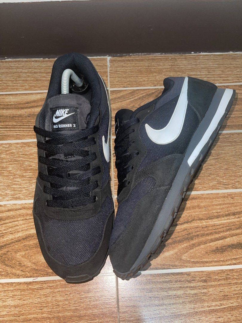 Nike MD Runner 2 Black White (Category: Sneakers) located in Manila. Submitted by juankevino (Listing ID 1467299508, Image 3). Description: Payment first policy No cod / cop Mop GCash Shipping thru j&t / lalamove 📍Cabuyao Laguna.