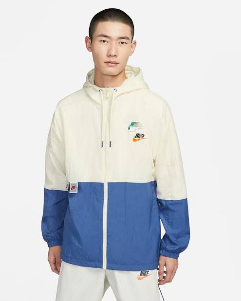 Nike Multiswoosh Windbreaker Jacket (Category: Coats, Jackets and Outerwear) located in Imus. Submitted by rckrmns (Listing ID 1467345749, Image 1). Description: Nike Multiswoosh Windbreaker Jacket Size Large W- 23.5 L- 28 Good as new 1800.