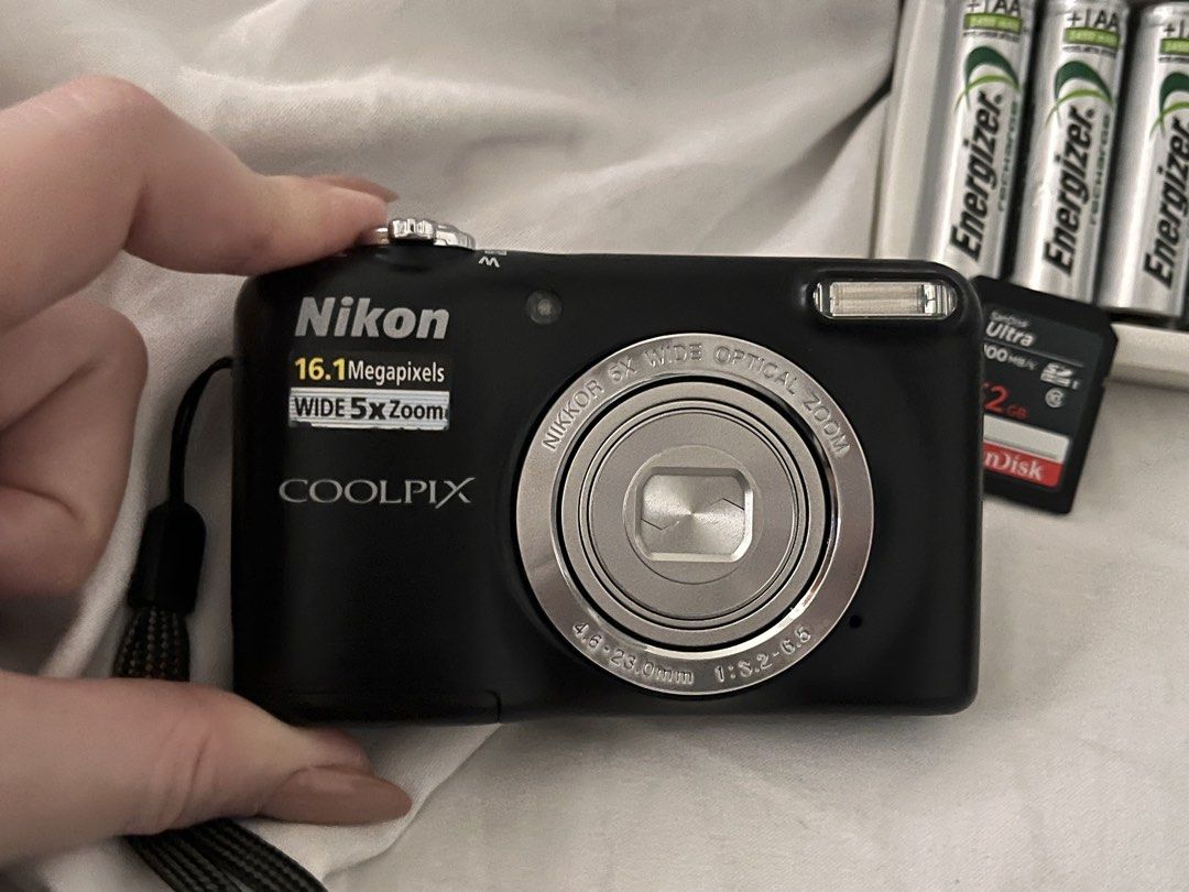 Nikon Coolpix L31 (Category: Cameras) located in San Antonio. Submitted by kneeshaw (Listing ID 1467171369, Image 3). Description: Nikon Coolpix L31 16.1 Megapixels ₱6,000 — Used twice! Issues : None RFS : Decluttering (too many cams) Inclusions : Batteries & Charger SD Card Camera Pouch Camera Itself All photos are mine, Shoot a DM if u need more sample photos. 📍Currently at UST 📞 Send me a DM for more info!.