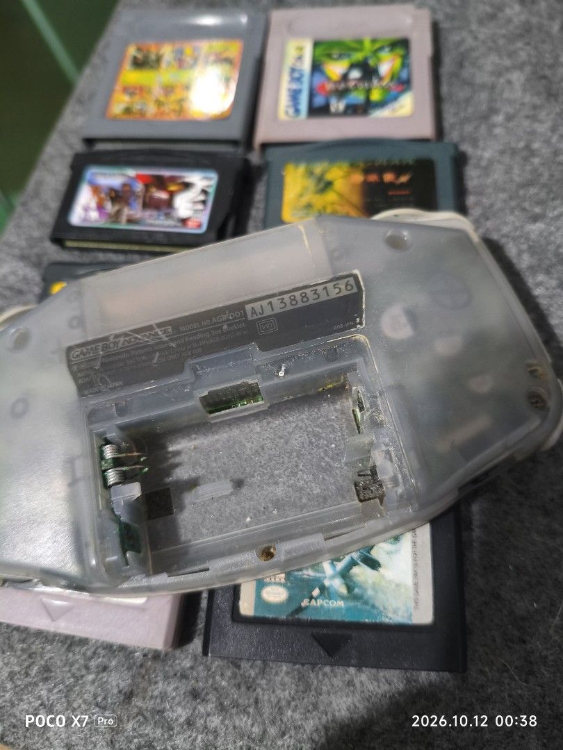 Nintendo gameboy advance ‼️ DEFECTIVE ‼️ (Category: Nintendo) located in Baguio. Submitted by baguiobeans (Listing ID 1467344865, Image 2). Description: Sold as set, needs repair yung console, may mga kasama na ding bala, buy as is, items from japan surplus.. .