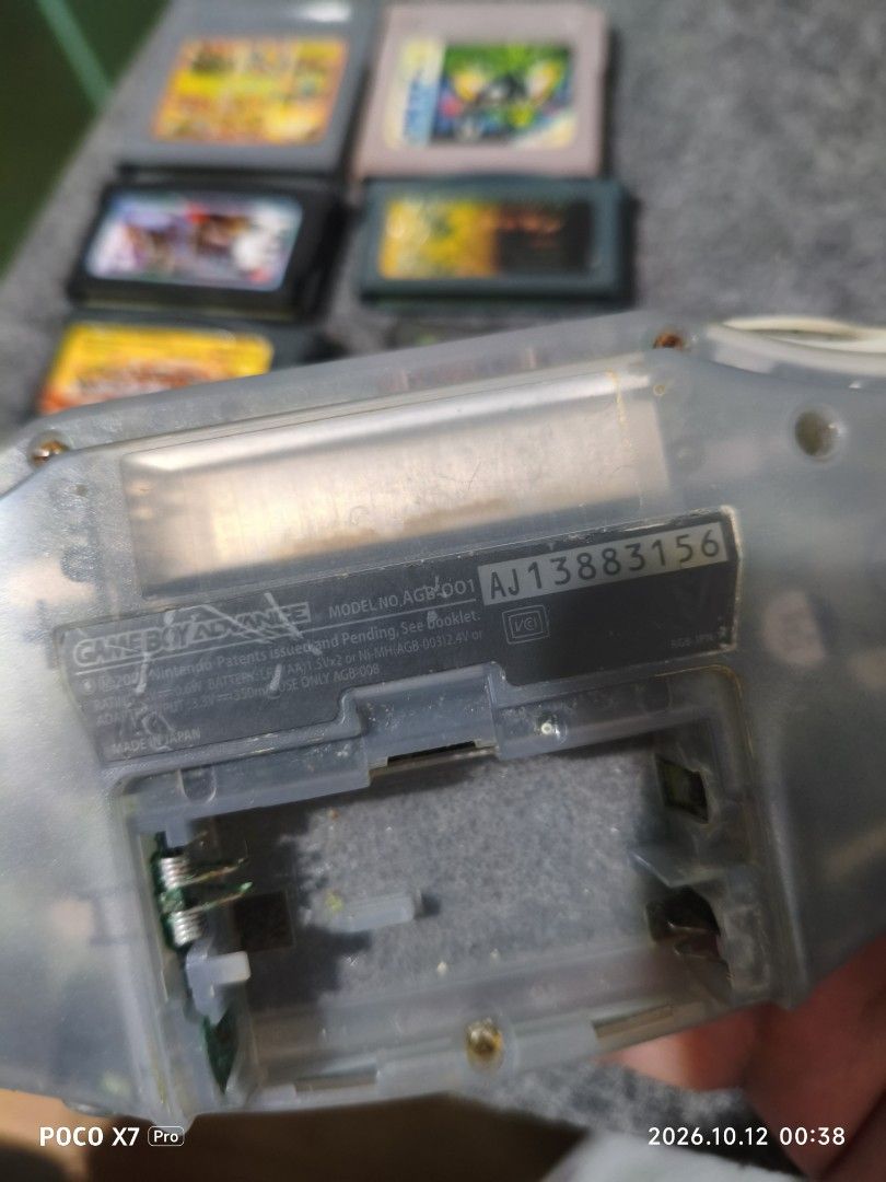 Nintendo gameboy advance ‼️ DEFECTIVE ‼️ (Category: Nintendo) located in Baguio. Submitted by baguiobeans (Listing ID 1467344865, Image 3). Description: Sold as set, needs repair yung console, may mga kasama na ding bala, buy as is, items from japan surplus.. .