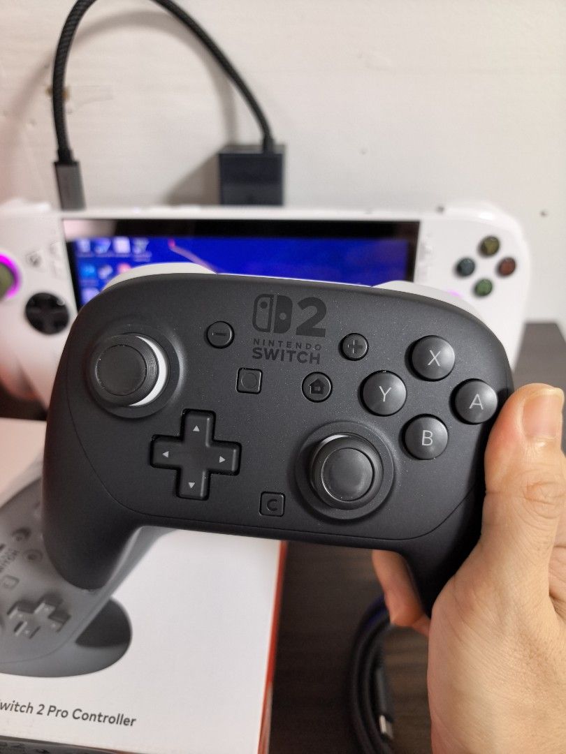 Nintendo Switch 2 (Category: Nintendo) located in Navotas City. Submitted by animatorside (Listing ID 1467178601, Image 2). Description: (SELLING PO SLIGHTLY USED NINTENDO SWITCH 2 PRO CONTROLLER) 3,000 Last price posted na din po. Complete with box and original cord with plastic pa. Like new condition. (Meet up only po or pick up sa malalapit. Navotas City location.).