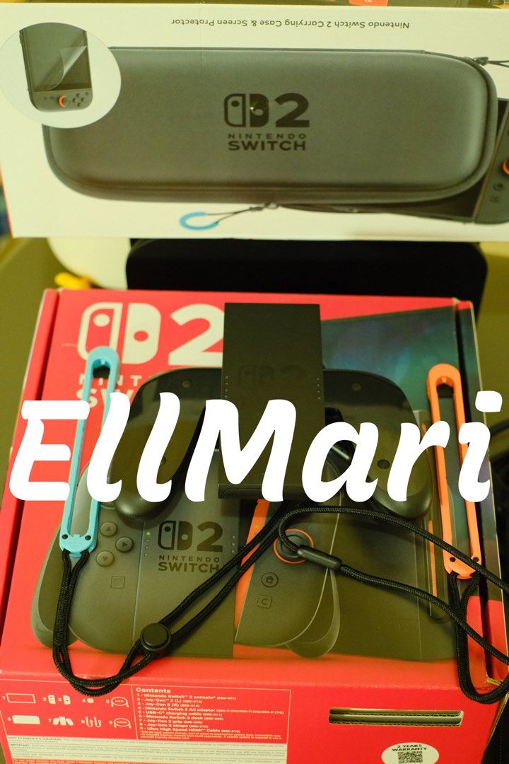 Nintendo Switch 2 Console Set Bundle with Carrying Case and Street Fighter Game (Category: Nintendo) located in Tuguegarao City. Submitted by appuser10250337 (Listing ID 1467278353, Image 2). Description: Includes: Nintendo Switch™ 2 Console Joy-Con 2 (L) in Light Blue Joy-Con 2 (R) in Light Red Nintendo Switch 2 AC Adapter USB-C® Charging Cable Nintendo Switch 2 Dock Joy-Con 2 Grip Joy-Con 2 Strap (×2) Ultra High Speed HDMI™ Cable Street Fighter