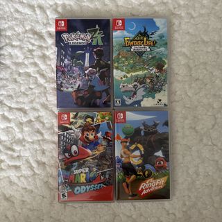 Nintendo Switch Games - Mario & Fitness Boxing, Video Gaming, Video ...