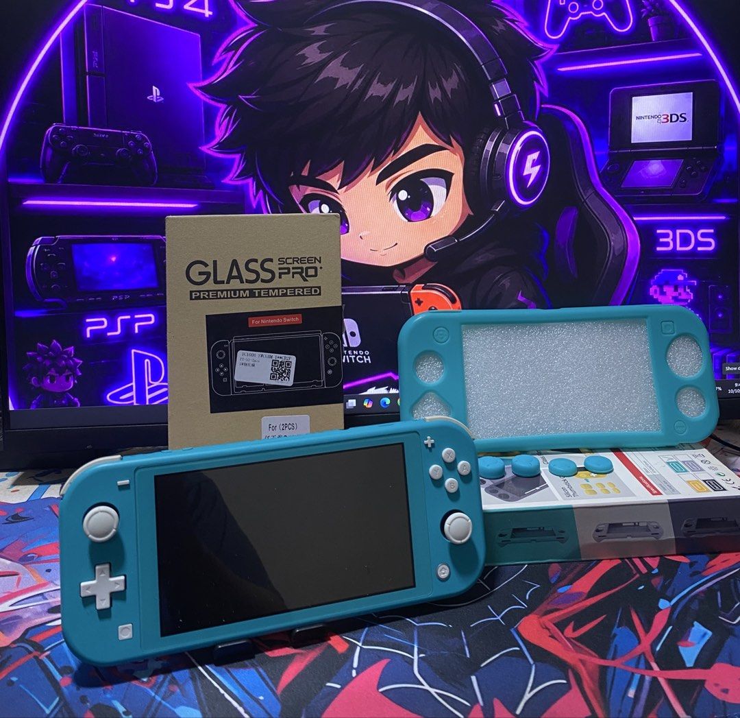 Nintendo Switch Lite Turquoise (Category: Nintendo) located in Manila. Submitted by nellconcon (Listing ID 1467178591, Image 1). Description: ‼️ FOR SALE! ‼️ Nintendo Switch Lite ( Turquoise ) Price: ₱4,699 Inclusions: 📦 Nintendo Switch Lite 📦 Free Thumb grip Cover Turquoise 📦 Free Tempered Glass New 📦 Free Silicone Cover Turquoise Performance: ✅ All buttons / Touchscreen / Joy cons are working 🚫 Not Jb / No sd / No Physical game / No Charge