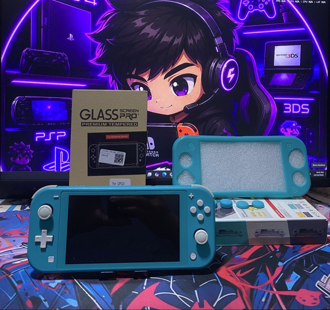 Nintendo Switch Lite Turquoise (Category: Nintendo) located in Manila. Submitted by nellconcon (Listing ID 1467178591, Image 2). Description: ‼️ FOR SALE! ‼️ Nintendo Switch Lite ( Turquoise ) Price: ₱4,699 Inclusions: 📦 Nintendo Switch Lite 📦 Free Thumb grip Cover Turquoise 📦 Free Tempered Glass New 📦 Free Silicone Cover Turquoise Performance: ✅ All buttons / Touchscreen / Joy cons are working 🚫 Not Jb / No sd / No Physical game / No Charge