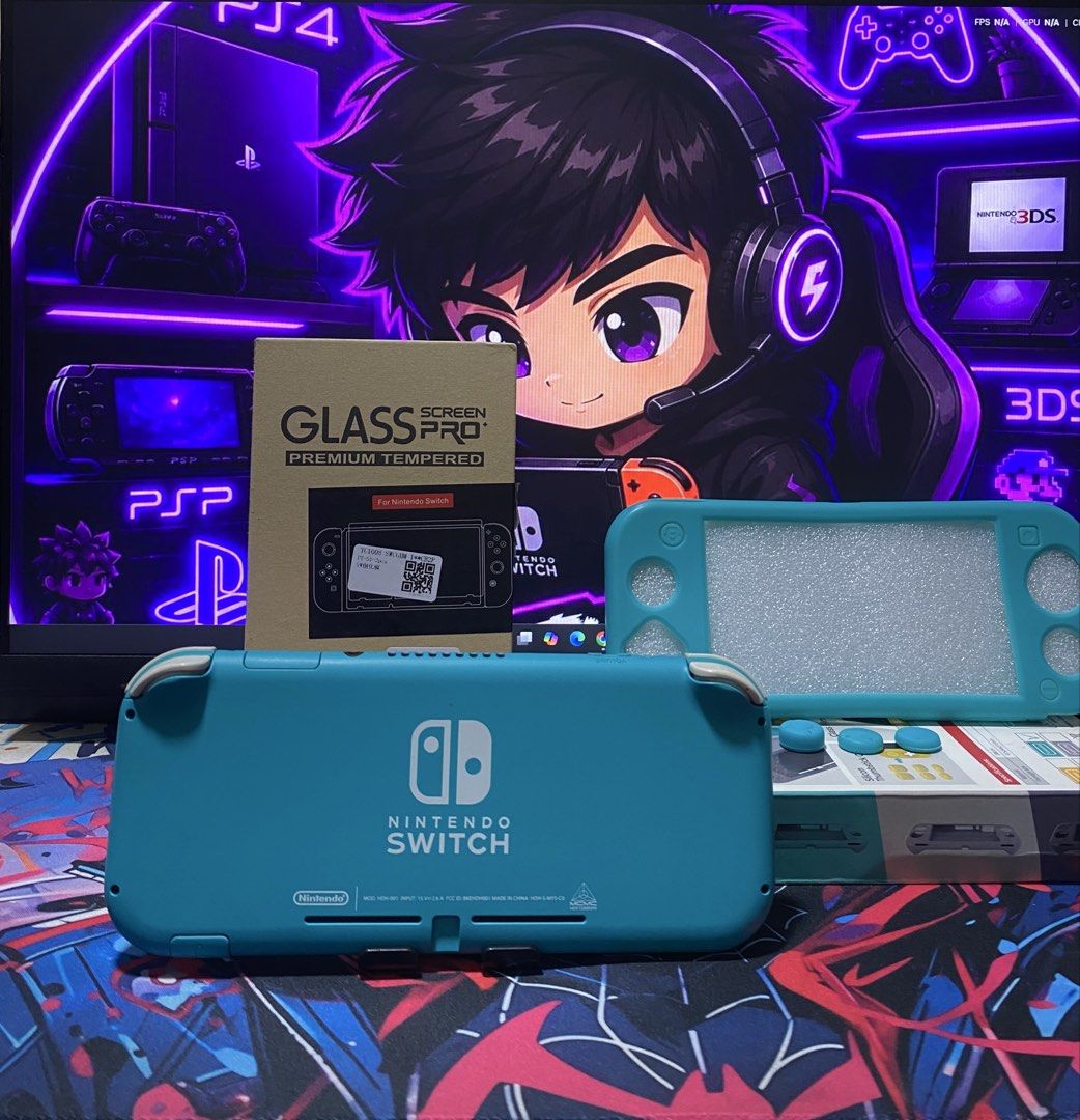 Nintendo Switch Lite Turquoise (Category: Nintendo) located in Manila. Submitted by nellconcon (Listing ID 1467178591, Image 3). Description: ‼️ FOR SALE! ‼️ Nintendo Switch Lite ( Turquoise ) Price: ₱4,699 Inclusions: 📦 Nintendo Switch Lite 📦 Free Thumb grip Cover Turquoise 📦 Free Tempered Glass New 📦 Free Silicone Cover Turquoise Performance: ✅ All buttons / Touchscreen / Joy cons are working 🚫 Not Jb / No sd / No Physical game / No Charge