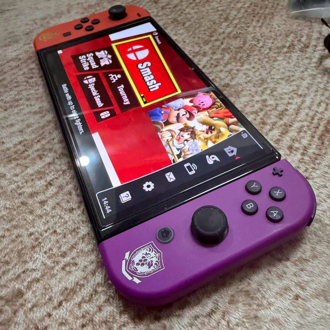 Nintendo Switch OLED Pokemon Scarlet & Violet Edition (Category: Other Gadgets) located in Manila. Submitted by kurtvalenc82453 (Listing ID 1467270822, Image 3). Description: Nintendo Switch OLED Pokemon Scarlet & Violet Edition With Super Smash Bros Gamecard Very smooth unit ❤️₱11,500 + Shipping Fee❤️ 😍All Major Credit Cards accepted😍 ❤️Bdo Buy now pay later ❤️ See photos for package inclusion ❌ Non - Jailbreak ❌ No Micro sd card ✅Iwas SCAM✅ W