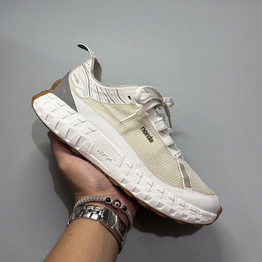NORDA 001 (Category: Sneakers) located in Baguio. Submitted by macshop_items (Listing ID 1467294750, Image 2). Description: NORDA 001 - Size 7.5us(24.5cm) - Good condition - Signs of usage ₱ 2,289 + sf only.