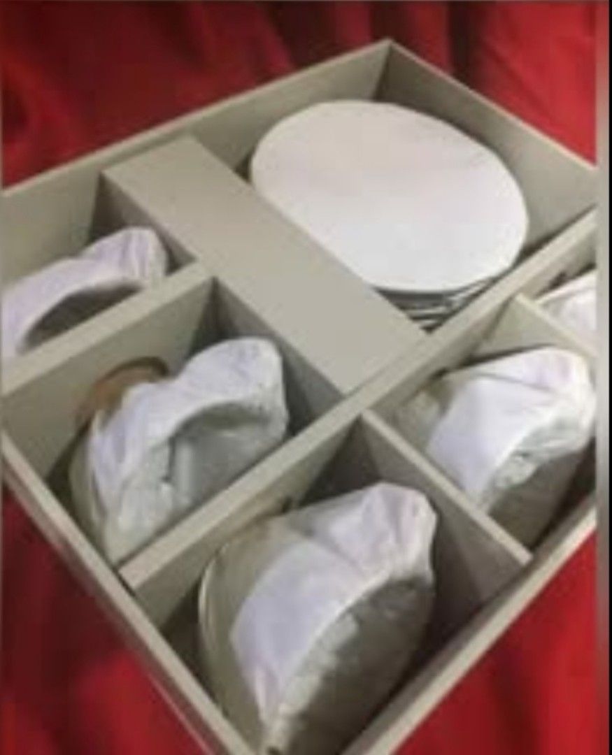 Noritake White Ceramic Cup and Saucer Set in Box (Category: Coffee & Tea Tableware) located in Cainta. Submitted by veronica2277 (Listing ID 1467266449, Image 2). Description: - Brand: Noritake - Item: White ceramic cup and saucer set - Design: Subtle textured exterior with a glossy finish and gold-toned handles - Condition: Brand new, never used - Packaging: Complete set in original branded presentation box with protective paper Note: saucers ha