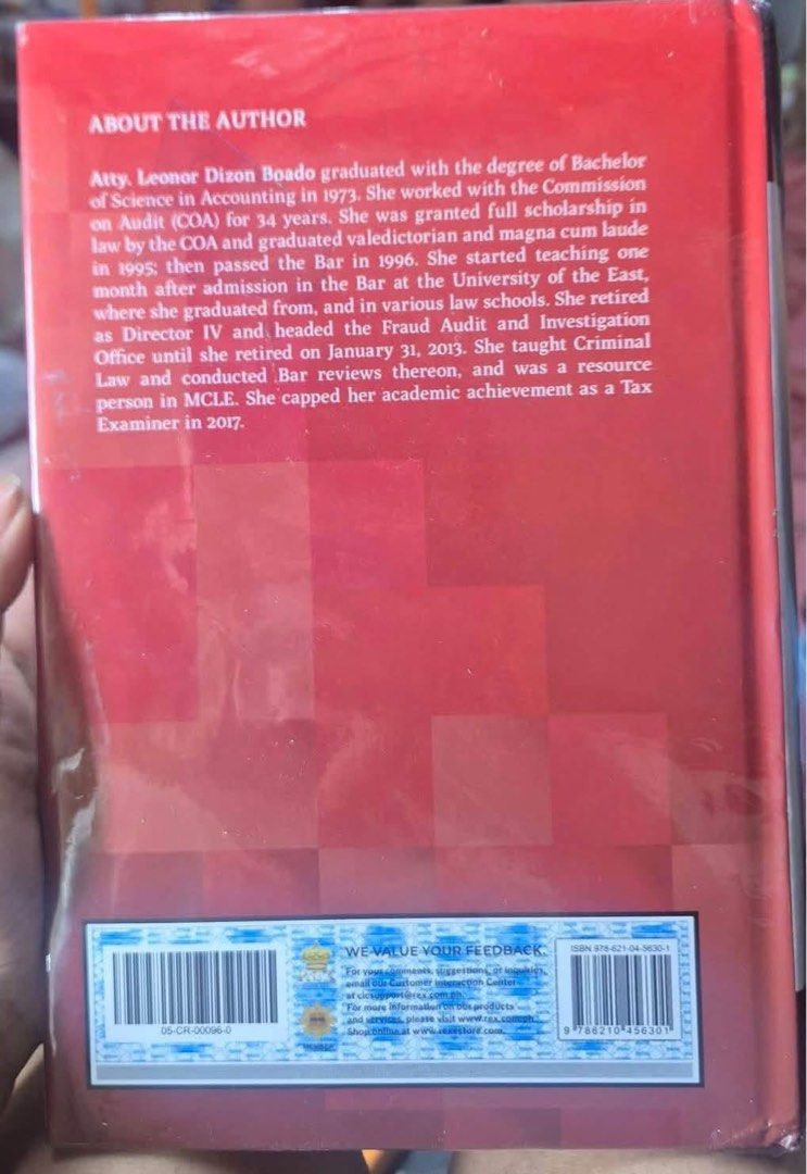 NOTES AND CASES ON THE REVISED PENAL CODE 2025 Edition (Category: Textbooks) located in Quezon City. Submitted by SomeThingsMustGo.ph (Listing ID 1467255259, Image 2). Description: NOTES AND CASES ON THE REVISED PENAL CODE 2025 Edition ₱2,500 📍Novaliches, Qc.