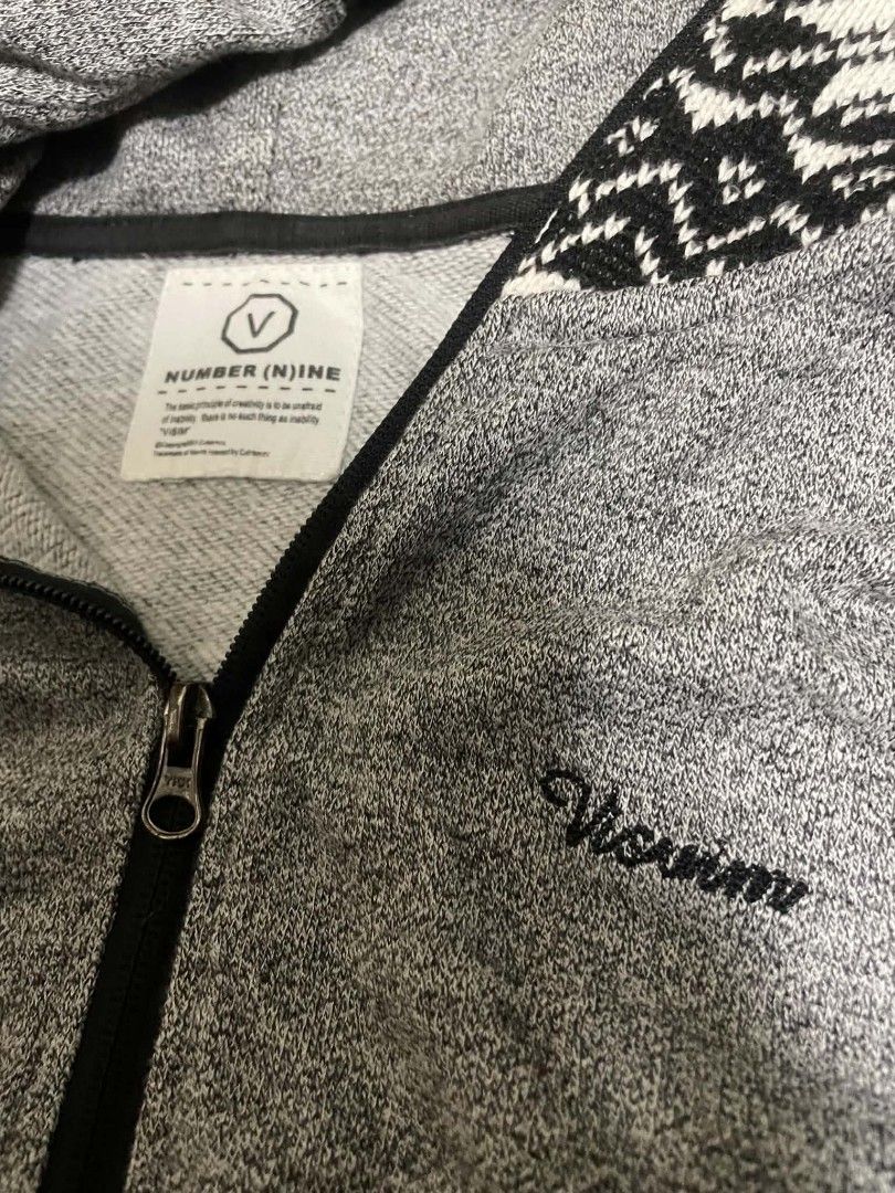 Number nine x visvim full zip hoodie (Category: Coats, Jackets and Outerwear) located in Baguio. Submitted by c4mmm (Listing ID 1467301210, Image 1). Description: presyohan nyo nlng sana nde pababa ng 1k pm 4 more dets.