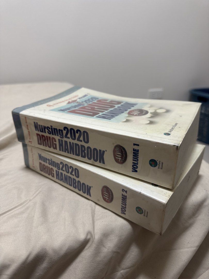 Nursing Drug Handbook 2020 (Category: Textbooks) located in Manila. Submitted by winteryn (Listing ID 1467197585, Image 2). Description: sold as set.