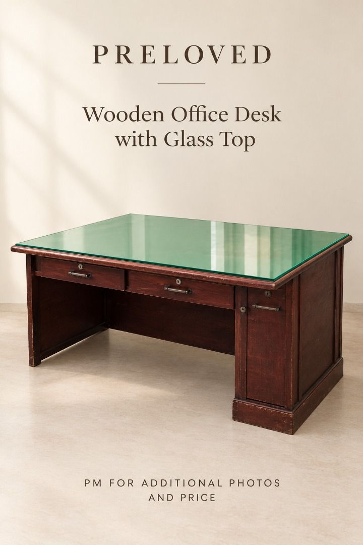 Office table (Category: Office Furniture & Fixtures) located in Binan City. Submitted by croti_by_juliechi (Listing ID 1467266778, Image 1). Description: .